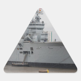 British Aircraft Carrier Dreieckiger Aufkleber