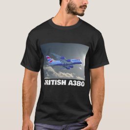 British Airlines Airbus A380 Flugzeug T-Shirt