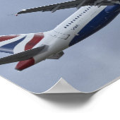 British Airways Aircraft Poster (Ecke)