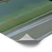 British Airways Concorde auf Taxifahrt Poster (Ecke)