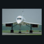 British Airways Concorde auf Taxifahrt Poster<br><div class="desc">British Airways Concorde,  auf der Taxifahrt Diese und mehr Air Travel Fotos,  Bilder unter zazzle.com/transports</div>