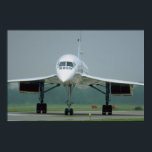 British Airways Concorde auf Taxifahrt Poster<br><div class="desc">British Airways Concorde,  auf der Taxifahrt Diese und mehr Air Travel Fotos,  Bilder unter zazzle.com/transports</div>