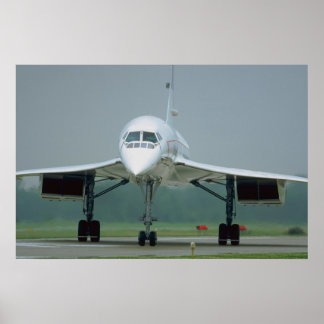 British Airways Concorde auf Taxifahrt Poster