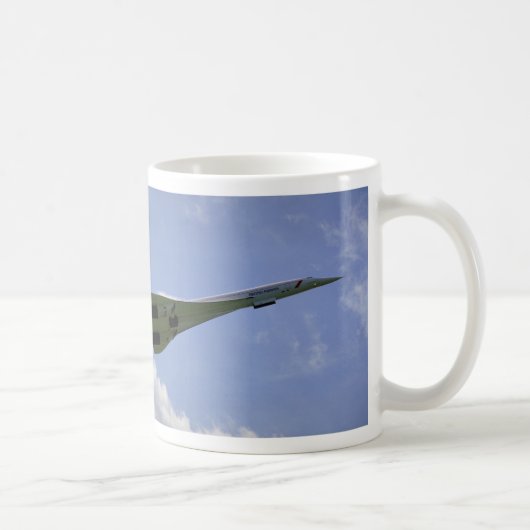 British Airways Concorde, entfernend bei Heathrow Kaffeetasse (Rechts)