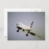 British Airways Concorde Postkarte (Vorne/Hinten)