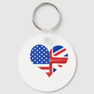 British American Heart Schlüsselanhänger