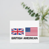 British American Postkarte (Stehend Vorderseite)