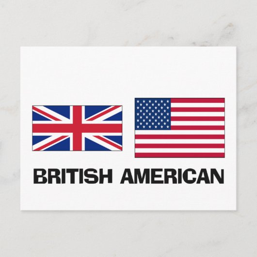 British American Postkarte (Vorderseite)