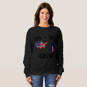 British American USA Great Britain Sweatshirt (Vorne ganz)