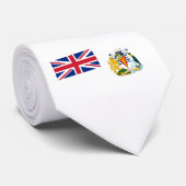 British Antarctic Territory flag Neck Tie Krawatte (Gerollt)
