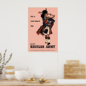 British Army Recruitment Poster Join the regular (Küche)