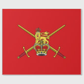 British Army (UK Military) Geschenkpapier (Flach)