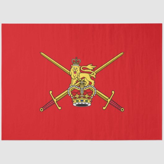 British Army (UK Military) Seidenpapier (Vorderseite)