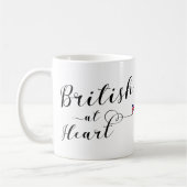 British At Heart, UK, Großbritannien Kaffeetasse (Links)