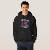British Australian British Australia flag and Uk Hoodie (Vorne ganz)