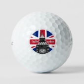 British Balls, Union Jack Flag, Big Ben, UK Golfball (Vorderseite)