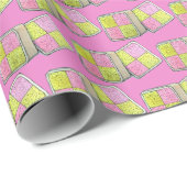 British Battenberg Marzipan Sponsor Cake UK Food Geschenkpapier (Rolleneckpunkt)