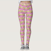 British Battenberg Marzipan Sponsor Cake UK Food Leggings (Vorderseite)