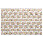 British Battenberg Marzipan Sponsor Cake UK Food Stoff (Fat Quarter (45,7 x 55,9 cm))