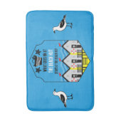 British Beach Floor Badematte (Vorderseite Vertikal)