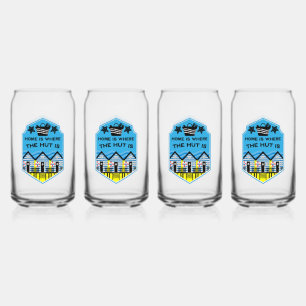 British Beach Hut Geschenke und Dekoration Dosenglas
