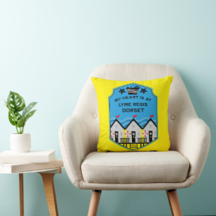 British Beach Hut Geschenke und Dekoration Kissen