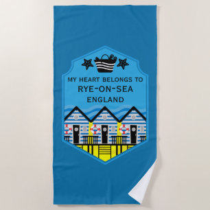 British Beach Hut Geschenke und Dekoration Strandtuch