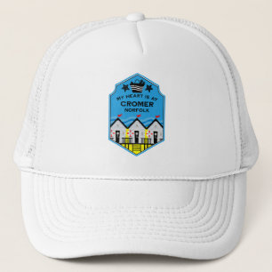 British Beach Hut Geschenke und Dekoration Truckerkappe