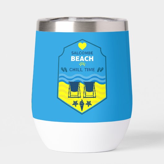British Beach-Themed-Geschenk (Rückseite)