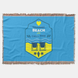 British Beach-Themed-Geschenk Decke