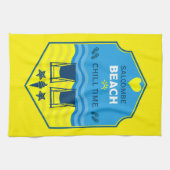 British Beach-Themed-Geschenk Geschirrtuch (Horizontal)