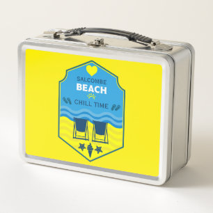 British Beach-Themed-Geschenk Metall Brotdose