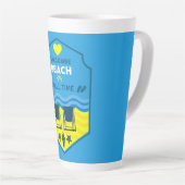 British Beach-Themed-Geschenk Milchtasse (Rechte Ecke)