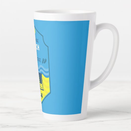 British Beach-Themed-Geschenk Milchtasse (Rechts)