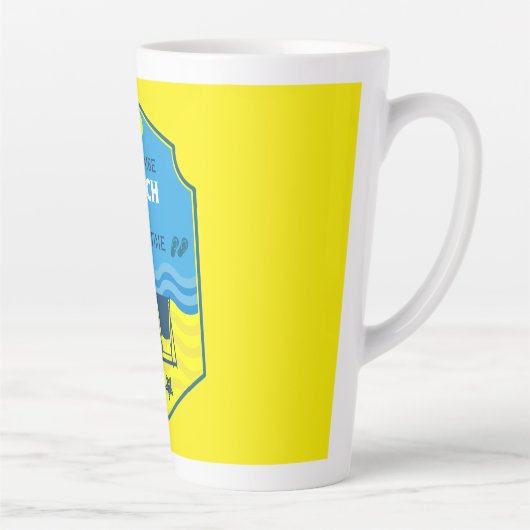 British Beach-Themed-Geschenk Milchtasse (Rechts)