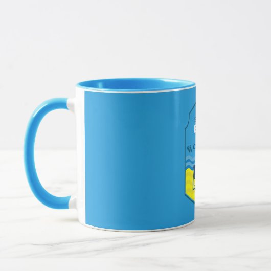 British Beach-Themed-Geschenk Tasse (Links)