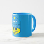 British Beach-Themed-Geschenk Tasse (VorderseiteRechts)