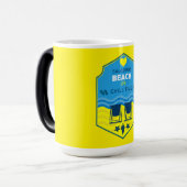 British Beach-Themed-Geschenk Verwandlungstasse (Vorderseite Links)