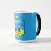 British Beach-Themed-Geschenk Verwandlungstasse (VorderseiteRechts)