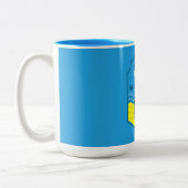 British Beach-Themed-Geschenk Zweifarbige Tasse (Links)