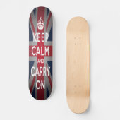 British Behalt Calm Carry British Comp Skateboard (Vorderseite)