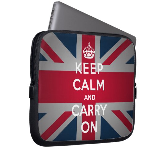 British Behalt Calm Carry Laptop Schutzfall Laptopschutzhülle (Vorne Rechts)