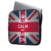 British Behalt Calm Carry Laptop Schutzfall Laptopschutzhülle (Vorderseite Links)