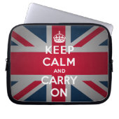 British Behalt Calm Carry Laptop Schutzfall Laptopschutzhülle (Vorderseite)