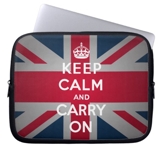British Behalt Calm Carry Laptop Schutzfall Laptopschutzhülle (Vorderseite)