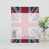 British Behalt Calm Carry Letterhead Stationery Briefkopf (Stehend Vorderseite)
