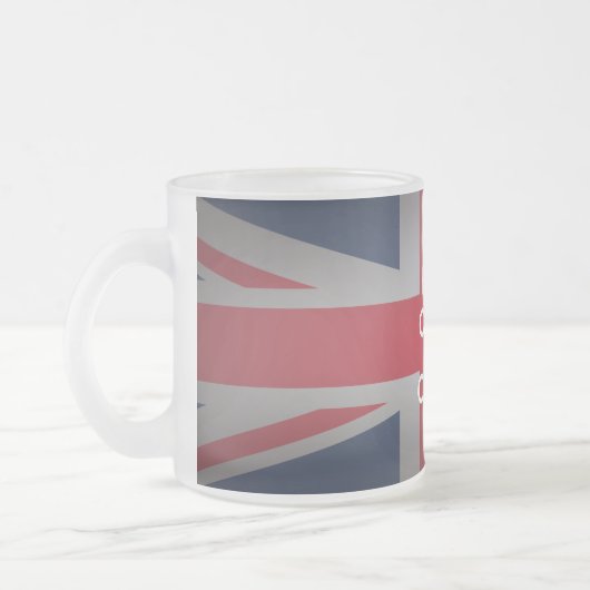 British Behielt Calm Mattiert Glass Coffee Tasse C (Links)