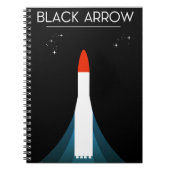 British Black Arrow Rocket Space Art Notizblock (Vorderseite)