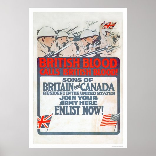 British Blood nennt British Blood! (US02107) Poster (Vorne)