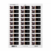British Blue Cat Address Labels (Vorne)